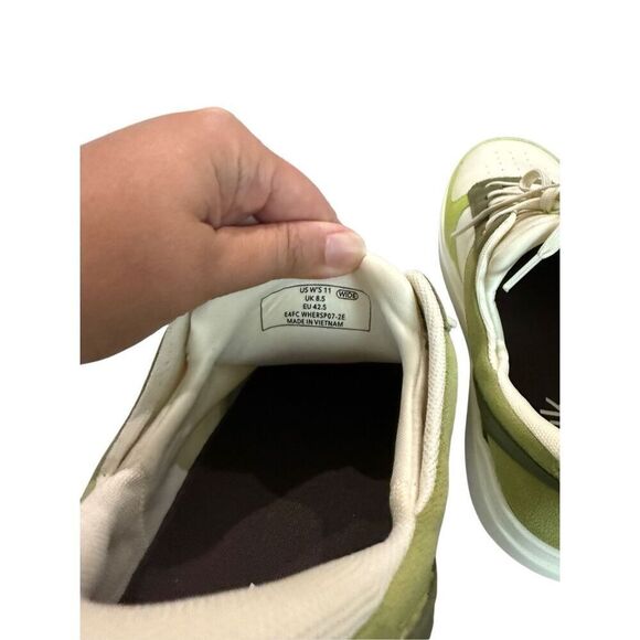 Kizik Brisbane Womens 11 Mens 8.5 Sweet Pea Hands Free Lace Up Comfort Sneakers - Picture 8 of 9